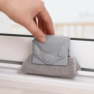 cepillo mágico para limpiar rieles de ventanas, azulejos y puertas corredizas